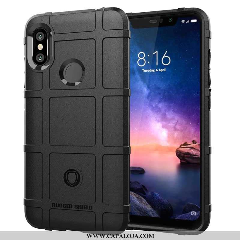 Capas Xiaomi Redmi Note 6 Pro Protetoras Cases Personalizado Cinza, Capa Xiaomi Redmi Note 6 Pro Sil