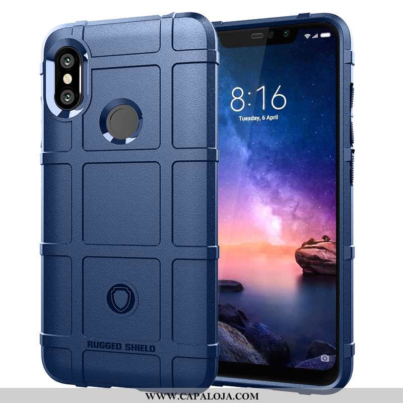 Capas Xiaomi Redmi Note 6 Pro Protetoras Cases Personalizado Cinza, Capa Xiaomi Redmi Note 6 Pro Sil