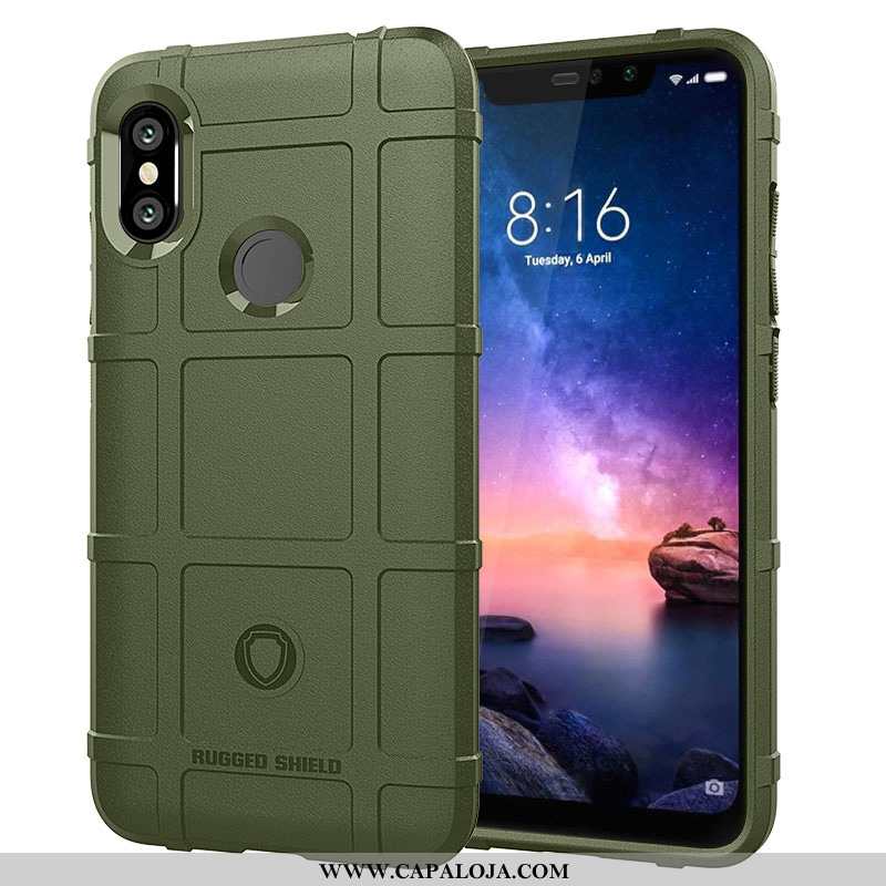 Capas Xiaomi Redmi Note 6 Pro Protetoras Cases Personalizado Cinza, Capa Xiaomi Redmi Note 6 Pro Sil