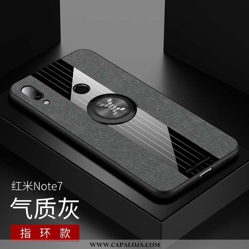 Capas Xiaomi Redmi Note 7 Personalizada Soft Cases Malha Rosa, Capa Xiaomi Redmi Note 7 Criativas Ba