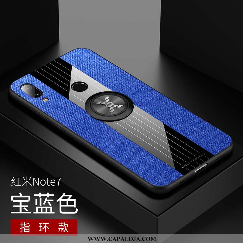 Capas Xiaomi Redmi Note 7 Personalizada Soft Cases Malha Rosa, Capa Xiaomi Redmi Note 7 Criativas Ba