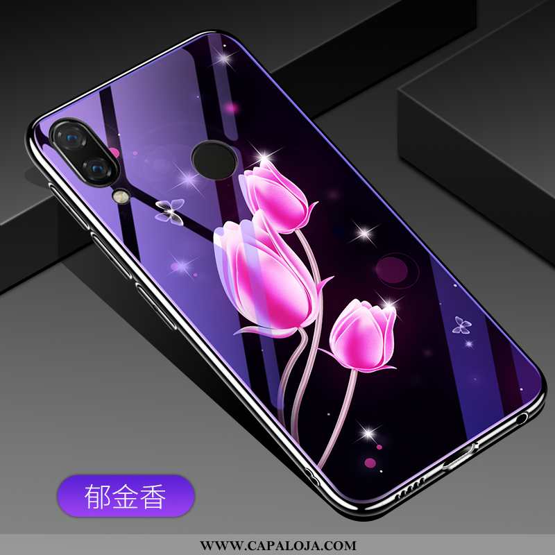 Capas Xiaomi Redmi Note 7 Protetoras Cases Soft Roxo, Capa Xiaomi Redmi Note 7 Silicone Baratos