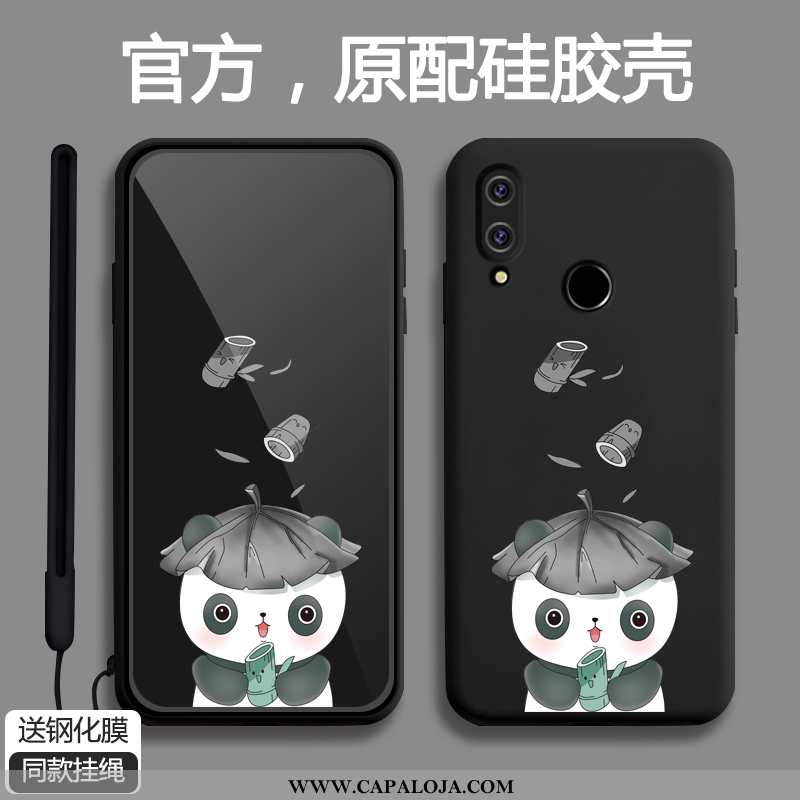 Capas Xiaomi Redmi Note 7 Protetoras Desenho Animado Feminino Vermelho, Capa Xiaomi Redmi Note 7 Sil