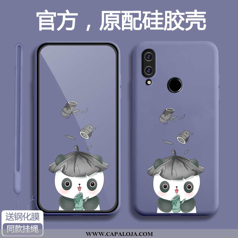 Capas Xiaomi Redmi Note 7 Protetoras Desenho Animado Feminino Vermelho, Capa Xiaomi Redmi Note 7 Sil