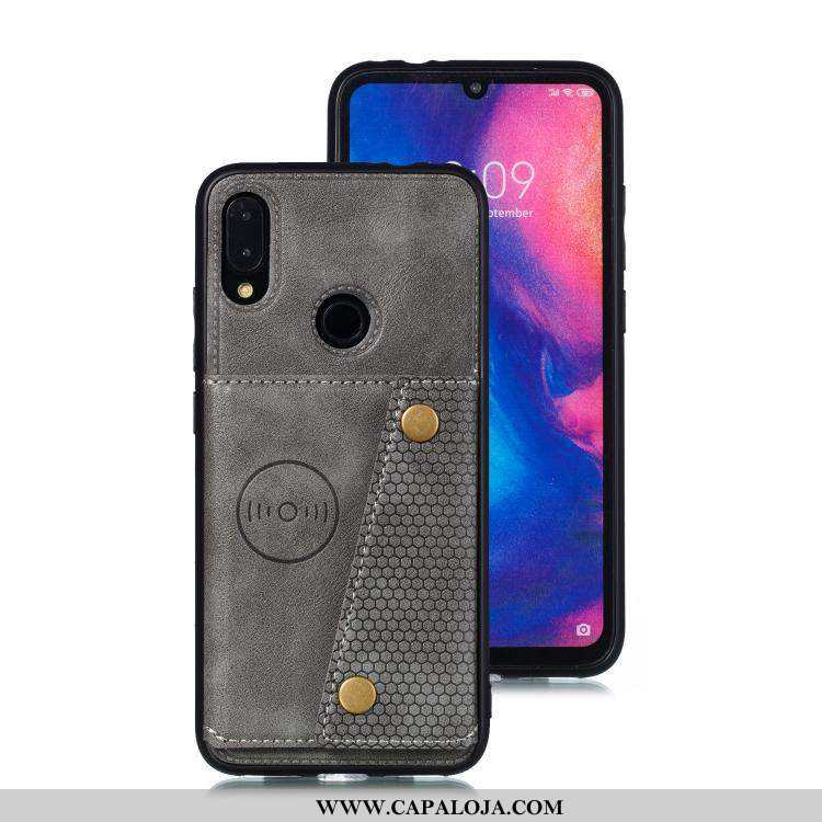 Capas Xiaomi Redmi Note 7 Protetoras Preto Telemóvel, Capa Xiaomi Redmi Note 7 Silicone Baratos