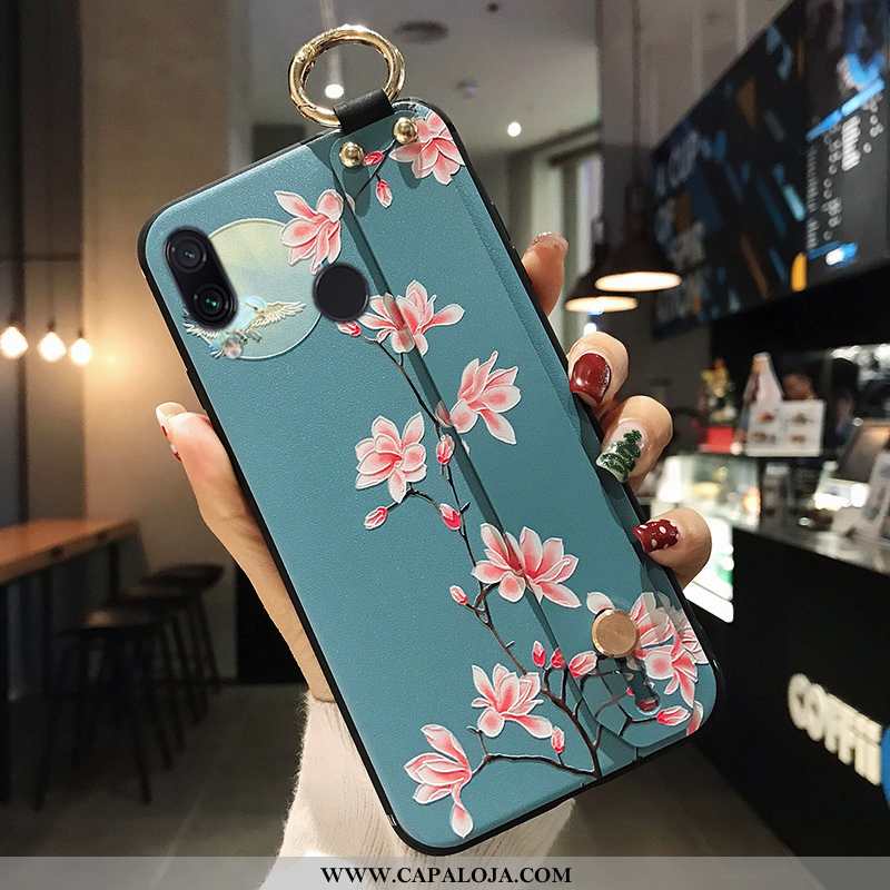 Capas Xiaomi Redmi Note 7 Protetoras Telemóvel Feminino Azul, Capa Xiaomi Redmi Note 7 Silicone Comp