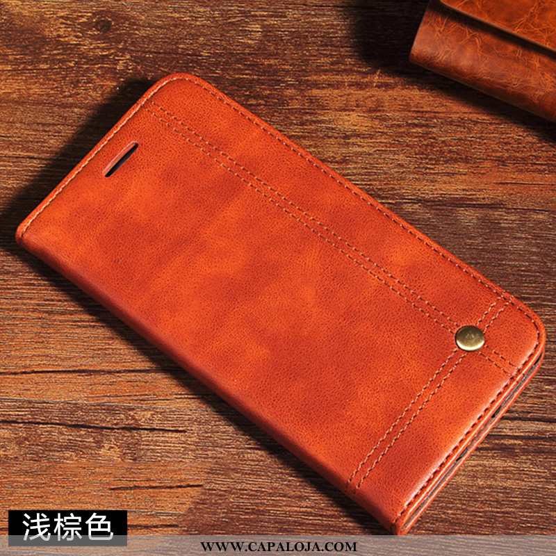 Capas Xiaomi Redmi Note 7 Silicone Vermelha Cover Bege Vermelho, Capa Xiaomi Redmi Note 7 Couro Genu