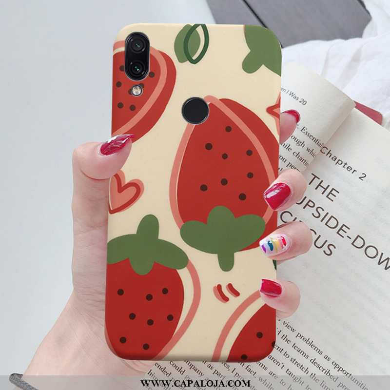 Capas Xiaomi Redmi Note 7 Soft Criativas Antiqueda Pequena Vermelho, Capa Xiaomi Redmi Note 7 Protet