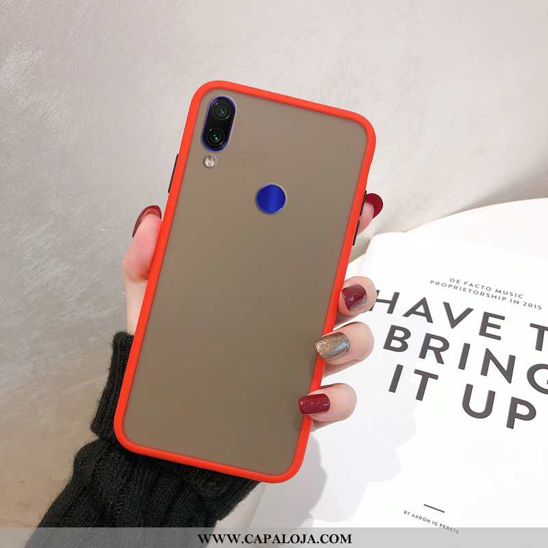 Capas Xiaomi Redmi Note 7 Soft Masculino Telemóvel Vermelha Vermelho, Capa Xiaomi Redmi Note 7 Prote