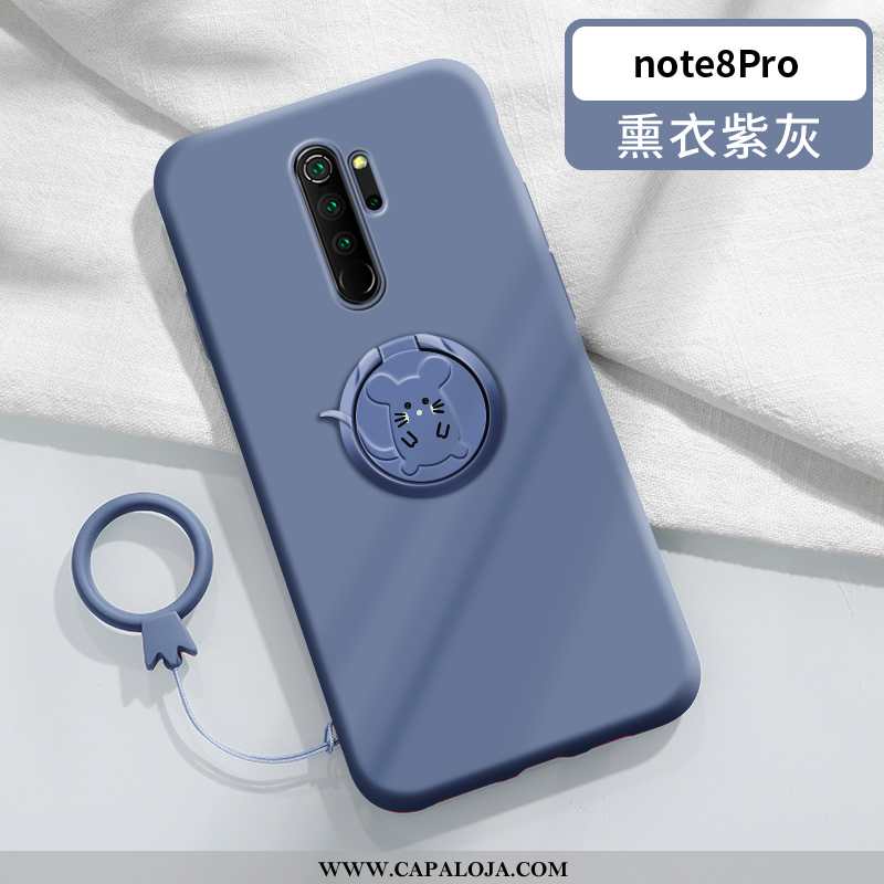 Capas Xiaomi Redmi Note 8 Pro Cordao Vermelha Telemóvel Soft Verde, Capa Xiaomi Redmi Note 8 Pro Sli