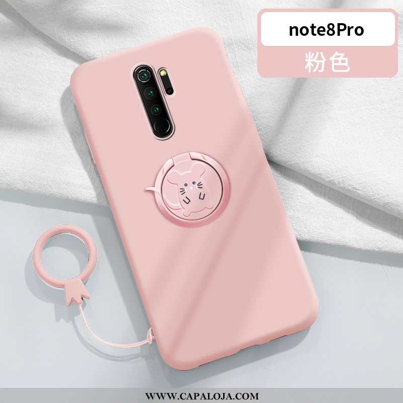 Capas Xiaomi Redmi Note 8 Pro Cordao Vermelha Telemóvel Soft Verde, Capa Xiaomi Redmi Note 8 Pro Sli