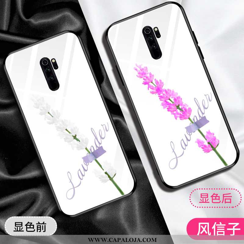 Capas Xiaomi Redmi Note 8 Pro Criativas Silicone Telinha Branco, Capa Xiaomi Redmi Note 8 Pro Bonito