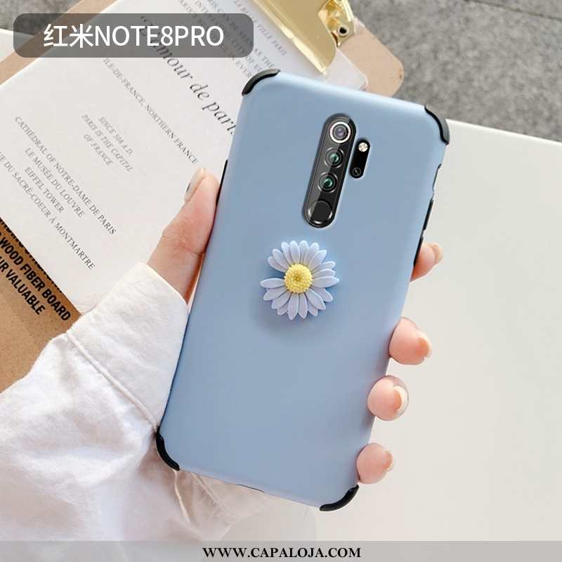 Capas Xiaomi Redmi Note 8 Pro Fosco Telemóvel Feminino Verde, Capa Xiaomi Redmi Note 8 Pro Slim Comp