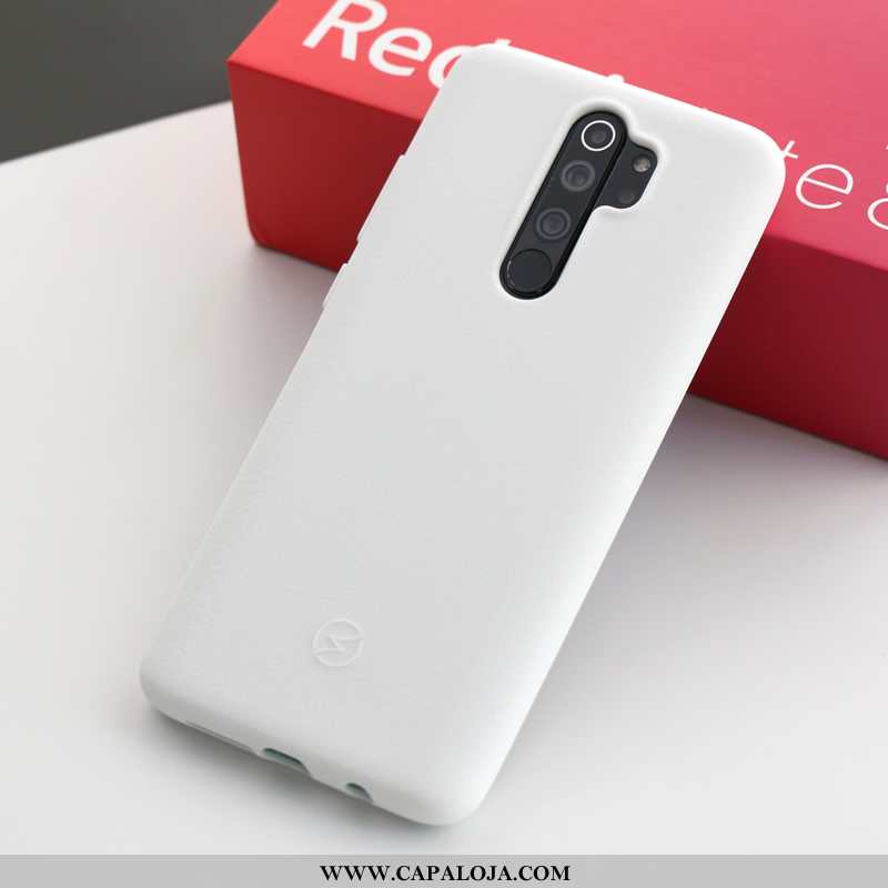 Capas Xiaomi Redmi Note 8 Pro Silicone Telemóvel Antiqueda Antiderrapante Cinza, Capa Xiaomi Redmi N