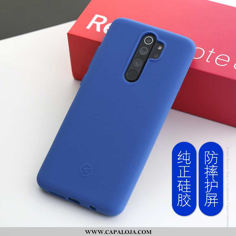 Capas Xiaomi Redmi Note 8 Pro Silicone Telemóvel Antiqueda Antiderrapante Cinza, Capa Xiaomi Redmi N