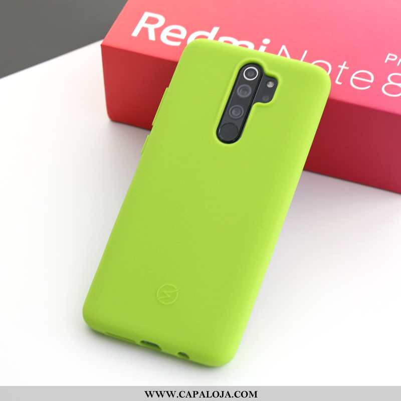 Capas Xiaomi Redmi Note 8 Pro Silicone Telemóvel Antiqueda Antiderrapante Cinza, Capa Xiaomi Redmi N