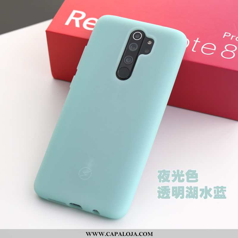 Capas Xiaomi Redmi Note 8 Pro Silicone Telemóvel Antiqueda Antiderrapante Cinza, Capa Xiaomi Redmi N