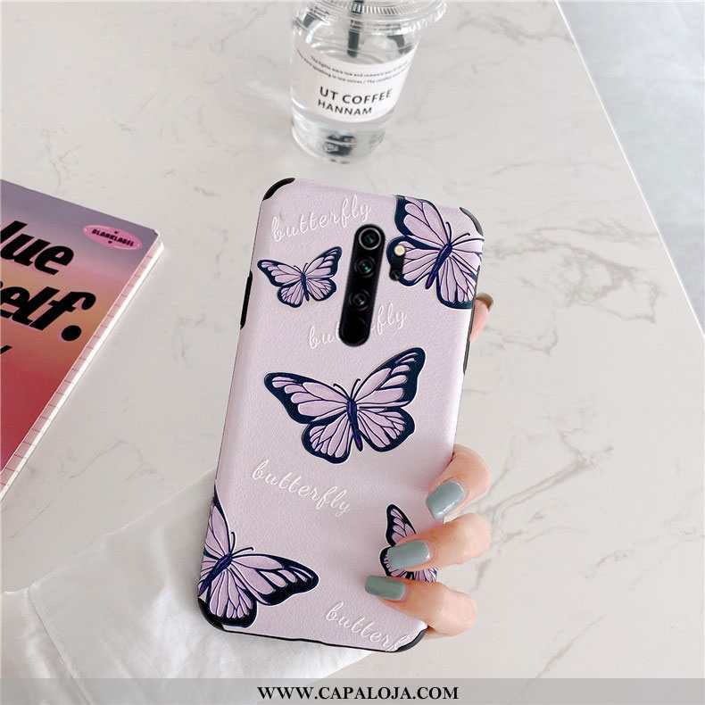 Capas Xiaomi Redmi Note 8 Pro Soft Vermelha Antiqueda Roxa Roxo, Capa Xiaomi Redmi Note 8 Pro Protet