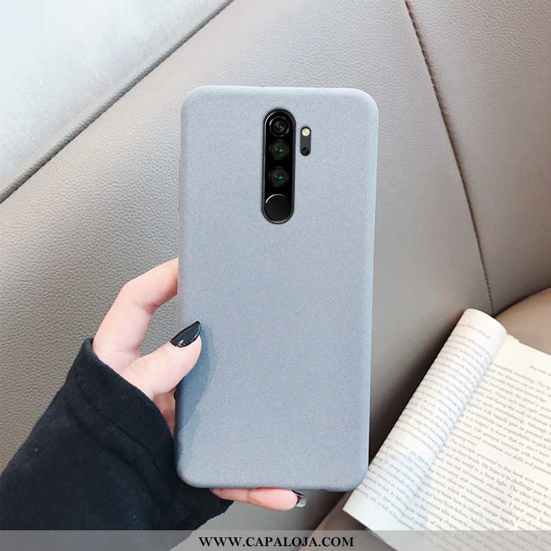 Capas Xiaomi Redmi Note 8 Pro Super Minimalista Vermelha Cinza, Capa Xiaomi Redmi Note 8 Pro Fosco O