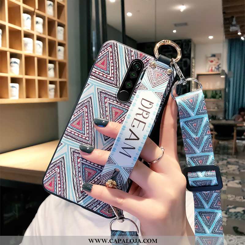 Capas Xiaomi Redmi Note 8 Pro Tendencia Antiqueda Vintage Completa Azul, Capa Xiaomi Redmi Note 8 Pr