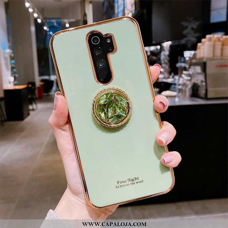 Capas Xiaomi Redmi Note 8 Pro Tendencia Feminino Vaca Vermelha Verde, Capa Xiaomi Redmi Note 8 Pro S