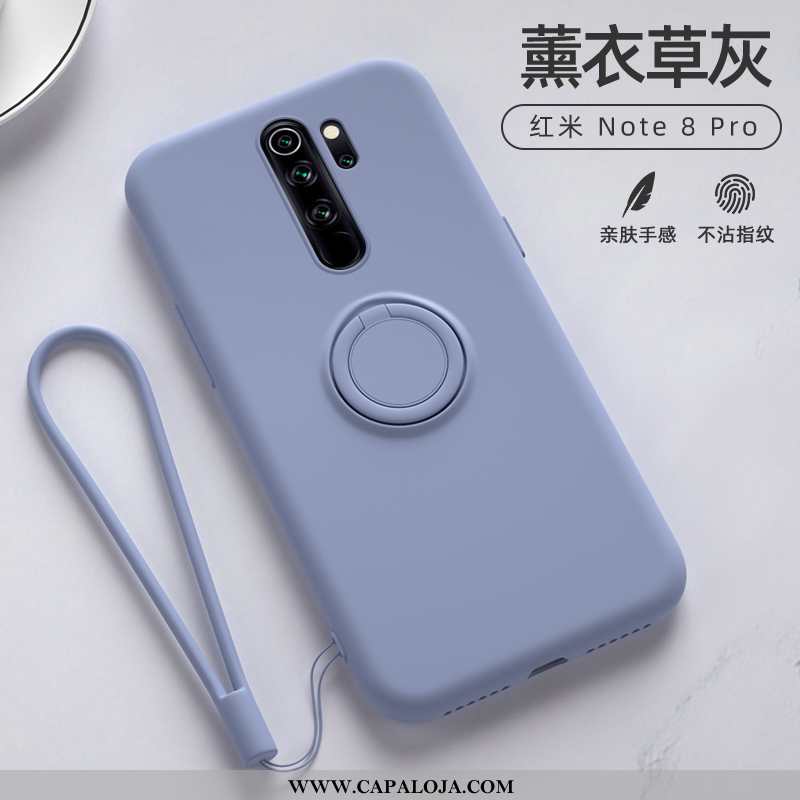 Capas Xiaomi Redmi Note 8 Pro Tendencia Masculino Telemóvel Suporte Cinza, Capa Xiaomi Redmi Note 8 