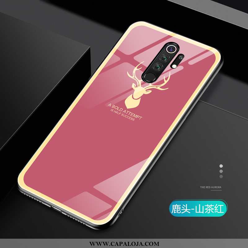 Capas Xiaomi Redmi Note 8 Pro Vidro Protetoras Antiqueda Personalizado Vermelho, Capa Xiaomi Redmi N