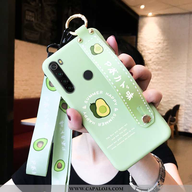 Capas Xiaomi Redmi Note 8t Cordao Wrisband Protetoras Verde, Capa Xiaomi Redmi Note 8t Personalizado