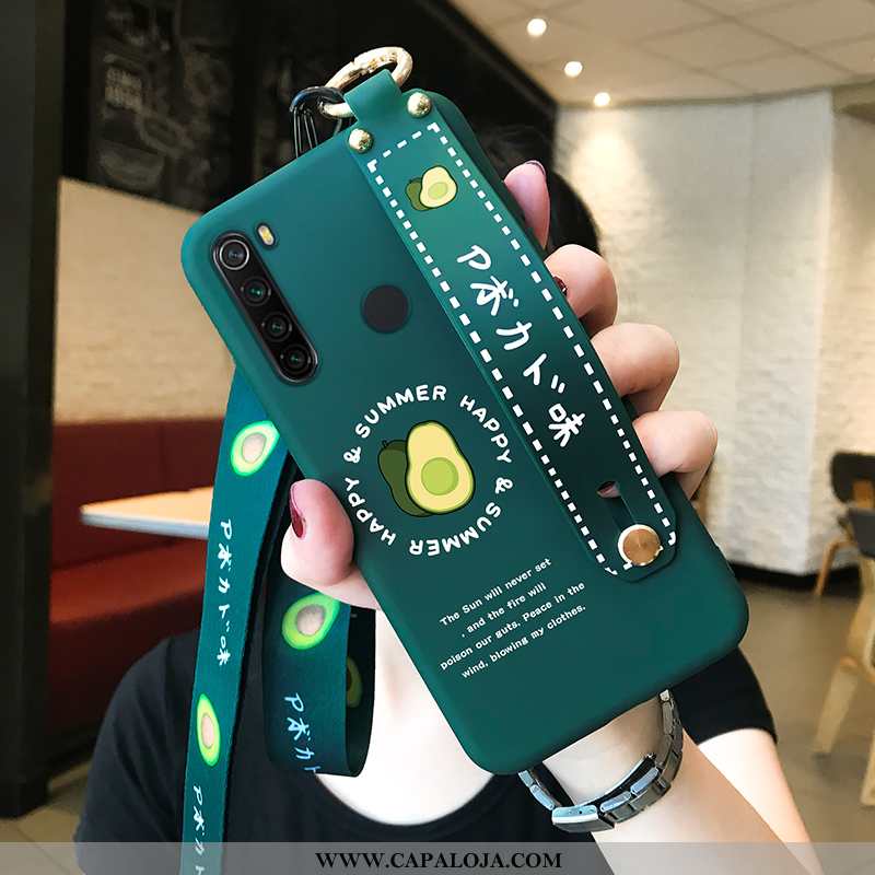 Capas Xiaomi Redmi Note 8t Cordao Wrisband Protetoras Verde, Capa Xiaomi Redmi Note 8t Personalizado