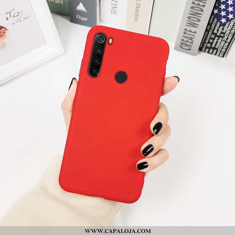 Capas Xiaomi Redmi Note 8t Criativas Completa Vermelha Antiqueda Amarelo, Capa Xiaomi Redmi Note 8t 