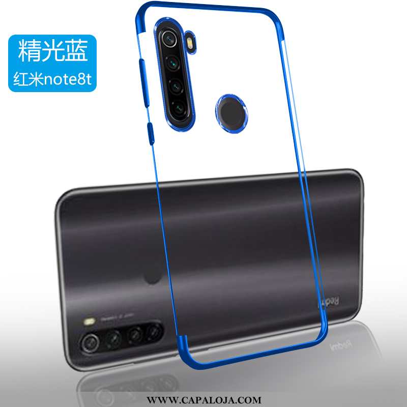 Capas Xiaomi Redmi Note 8t Super Masculino Cases Soft Azul, Capa Xiaomi Redmi Note 8t Protetoras Bar