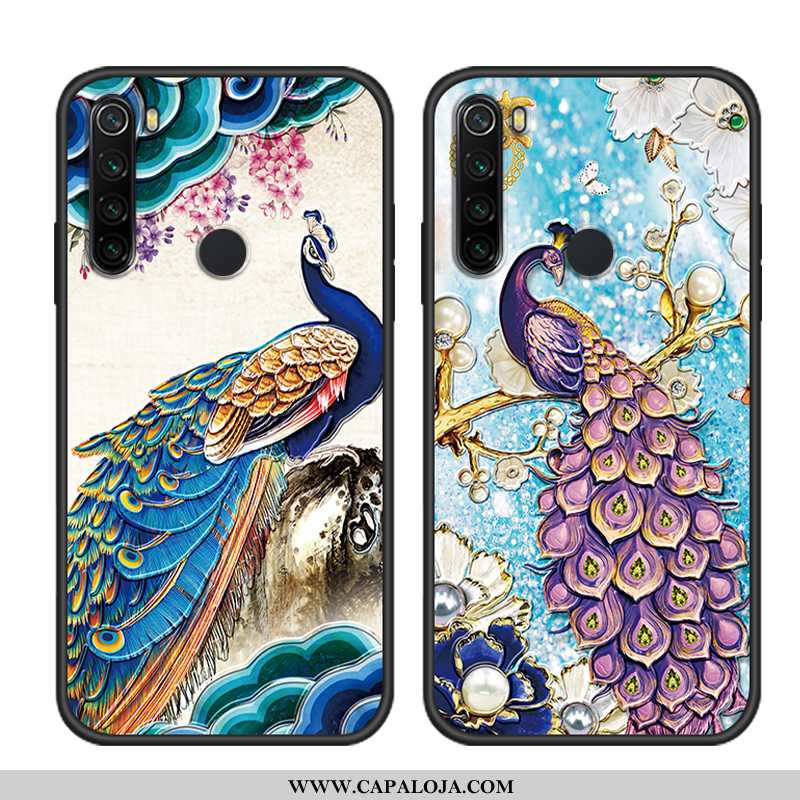 Capas Xiaomi Redmi Note 8t Tendencia Midi Protetoras Antiqueda Azul, Capa Xiaomi Redmi Note 8t Soft 