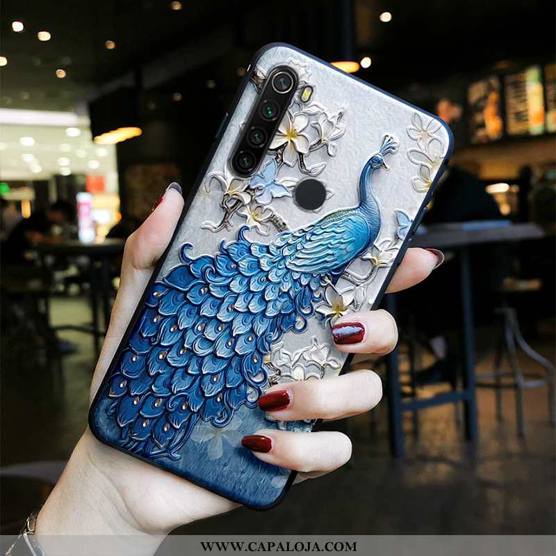 Capas Xiaomi Redmi Note 8t Tendencia Midi Protetoras Antiqueda Azul, Capa Xiaomi Redmi Note 8t Soft 