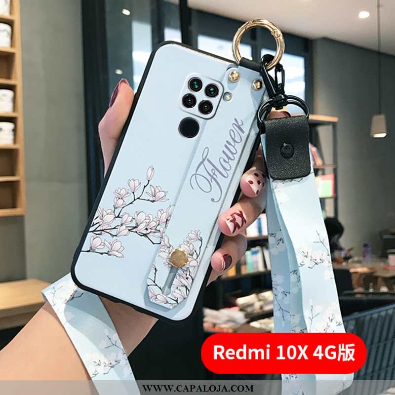 Capas Xiaomi Redmi Note 9 Cordao Antiqueda Completa Fosco Azul, Capa Xiaomi Redmi Note 9 Soft Compra