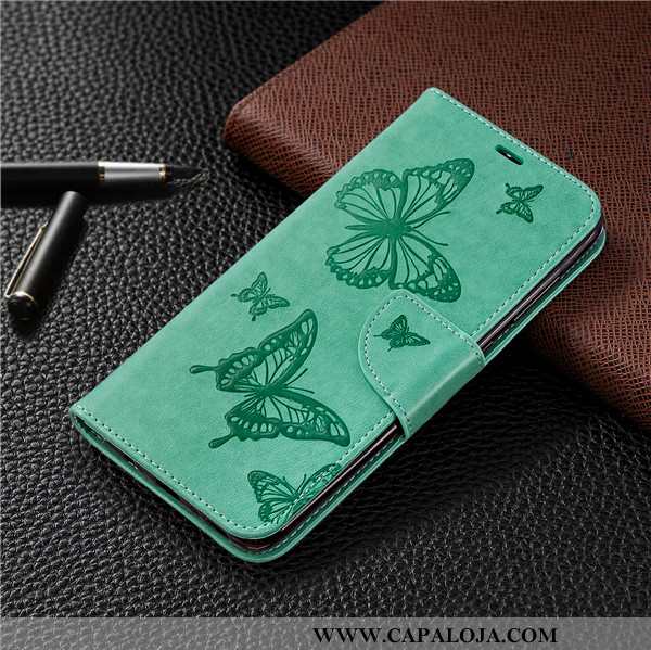 Capas Xiaomi Redmi Note 9 Pro Couro Telemóvel Cases Verde, Capa Xiaomi Redmi Note 9 Pro Protetoras B