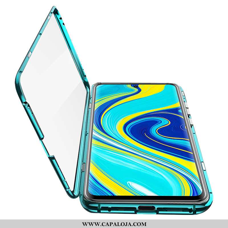 Capas Xiaomi Redmi Note 9 Pro Metal Clara Tendencia Feminino Verde, Capa Xiaomi Redmi Note 9 Pro Vid