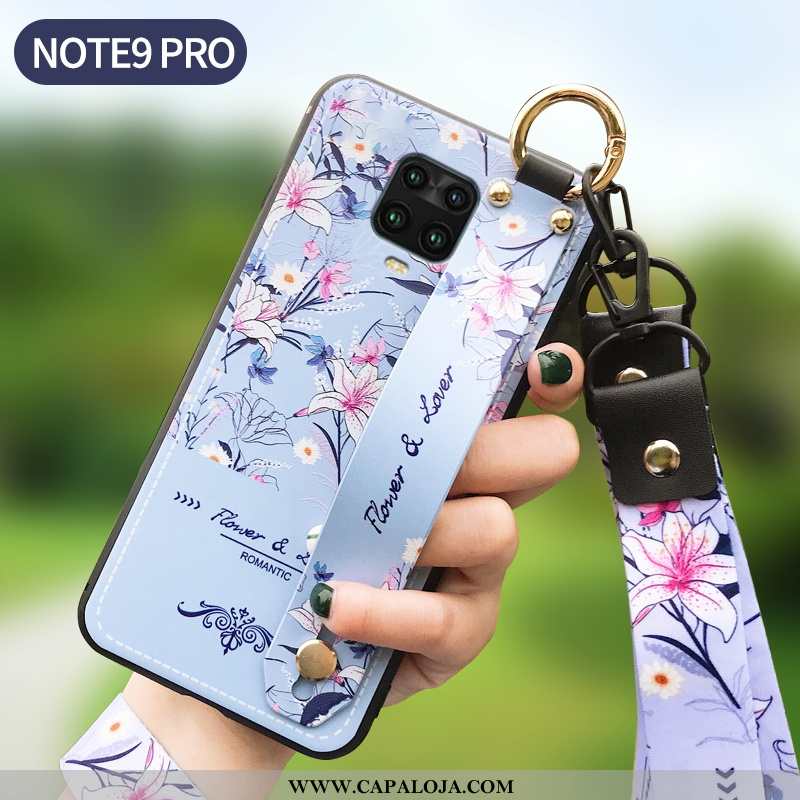 Capas Xiaomi Redmi Note 9 Pro Soft Cases Malha Feminino Azul, Capa Xiaomi Redmi Note 9 Pro Protetora