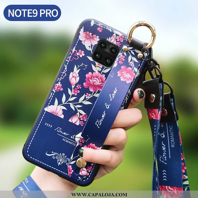 Capas Xiaomi Redmi Note 9 Pro Soft Cases Malha Feminino Azul, Capa Xiaomi Redmi Note 9 Pro Protetora