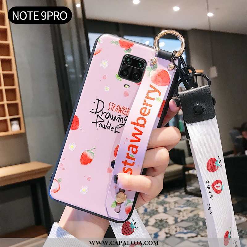 Capas Xiaomi Redmi Note 9 Pro Tendencia Personalizado Silicone Redinha Rosa, Capa Xiaomi Redmi Note 