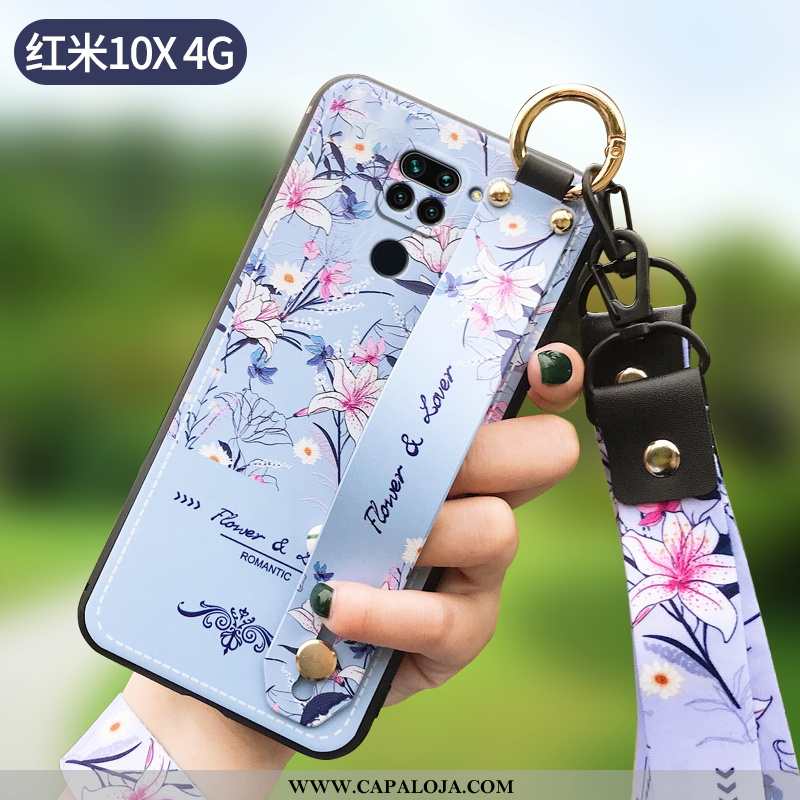 Capas Xiaomi Redmi Note 9 Protetoras Soft Telemóvel Super Rosa, Capa Xiaomi Redmi Note 9 Cordao Bara