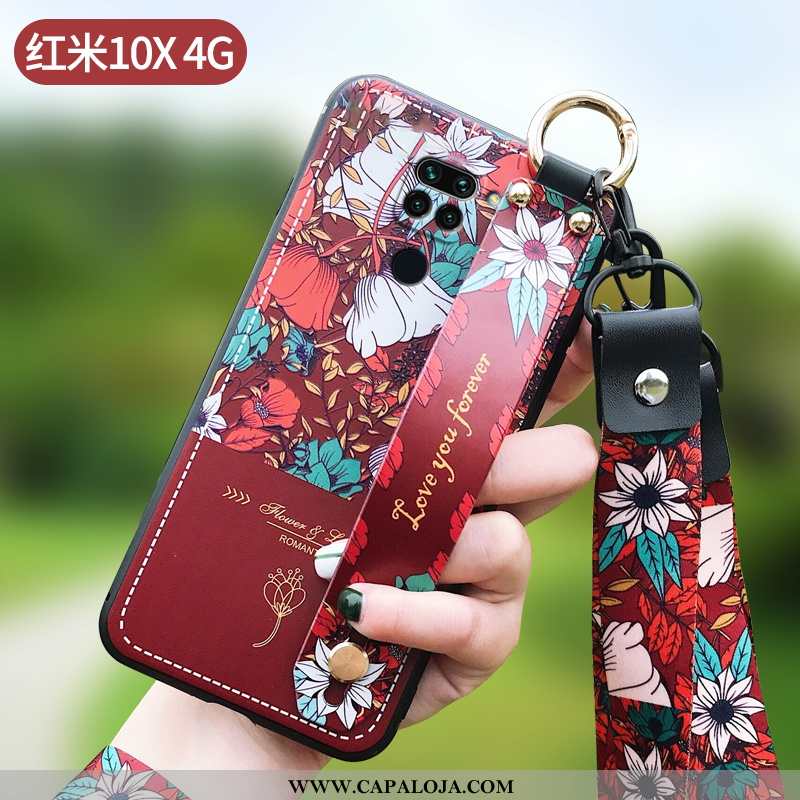 Capas Xiaomi Redmi Note 9 Protetoras Soft Telemóvel Super Rosa, Capa Xiaomi Redmi Note 9 Cordao Bara