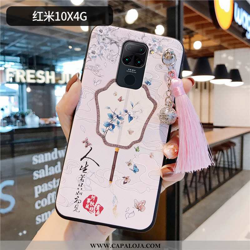 Capas Xiaomi Redmi Note 9 Silicone Novas Midi Vintage Rosa, Capa Xiaomi Redmi Note 9 Personalizado P