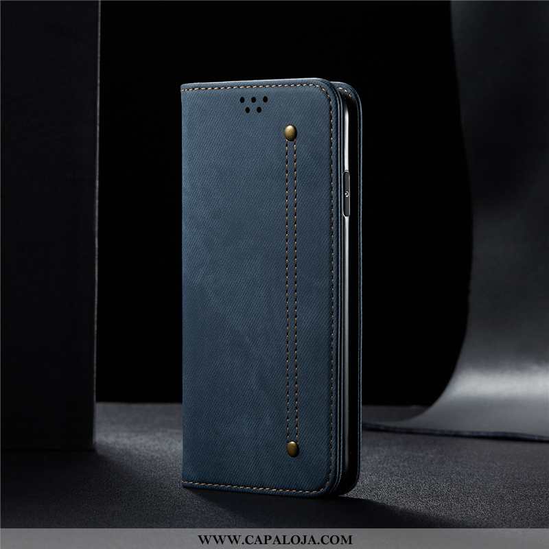 Capas iPhone 11 Couro Negócio Preto Antiqueda, Capa iPhone 11 Couro Genuíno Barato