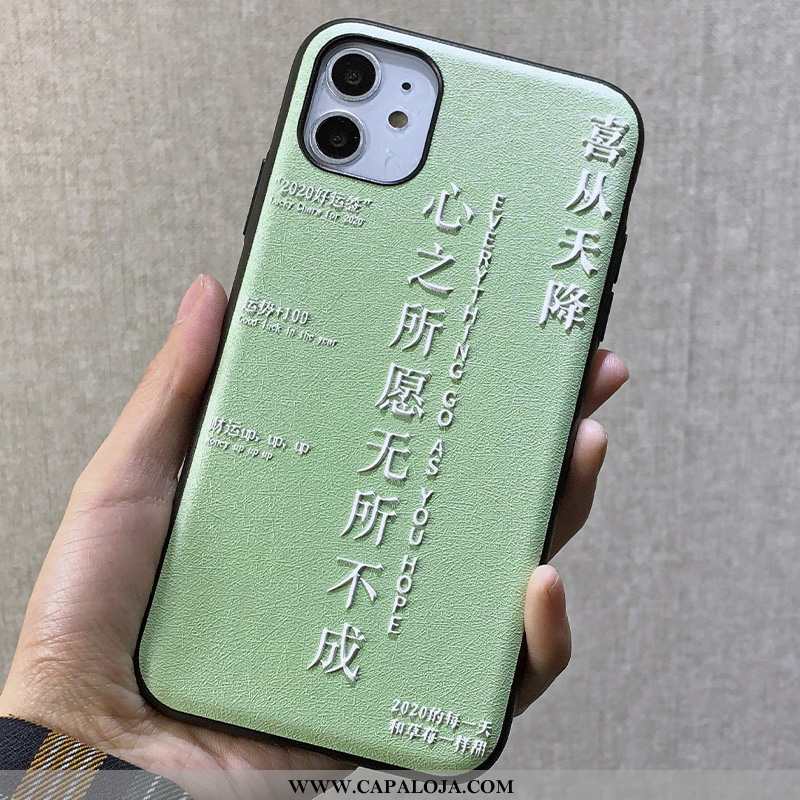 Capas iPhone 11 Personalizado Verde Celeste Telemóvel, Capa iPhone 11 Criativas Baratos