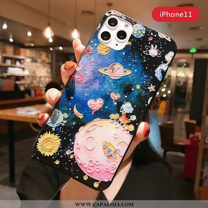 Capas iPhone 11 Pro Fosco Estrelado Preto, Capa iPhone 11 Pro Personalizada Comprar