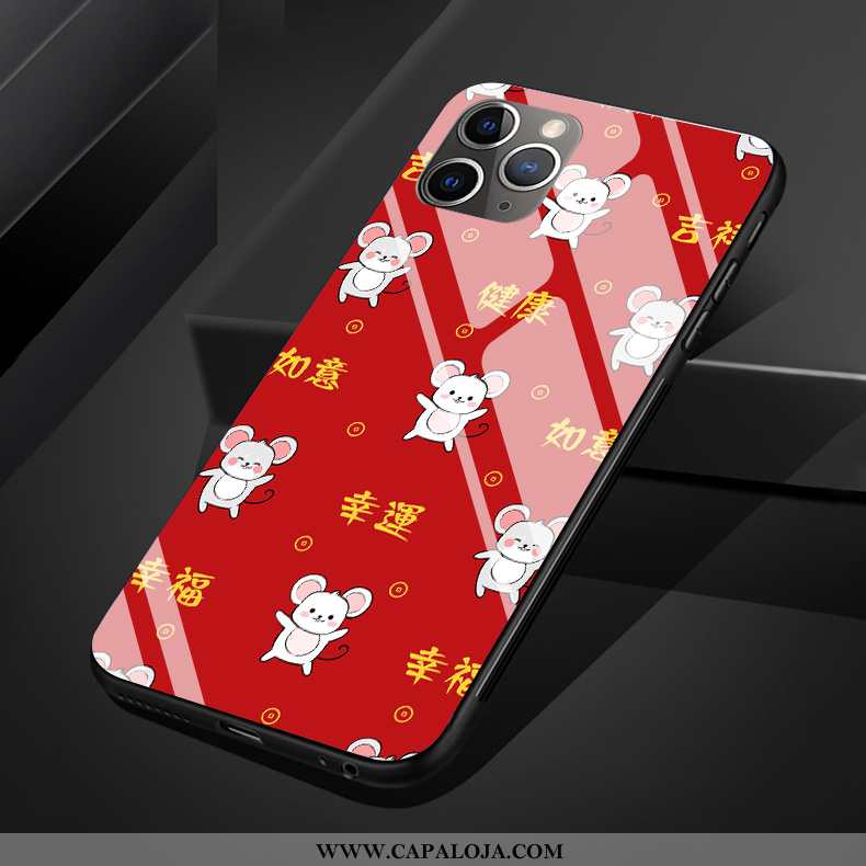 Capas iPhone 11 Pro Max Desenho Animado Telemóvel Criativas Amarelo, Capa iPhone 11 Pro Max Protetor