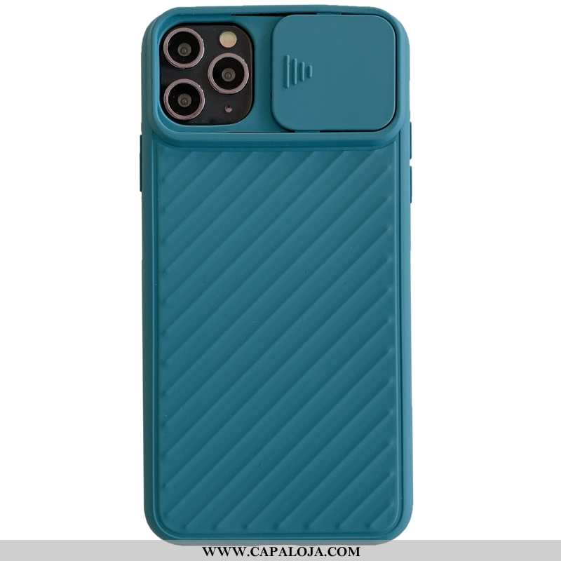 Capas iPhone 11 Pro Max Silicone Telemóvel Antiqueda Nova Azul, Capa iPhone 11 Pro Max Criativas Onl