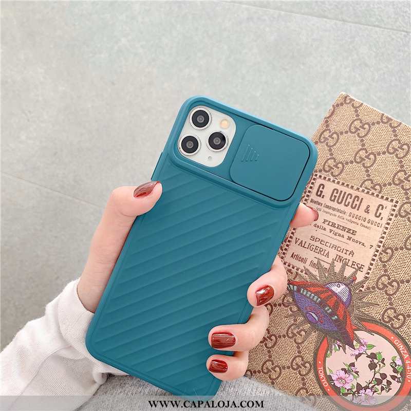 Capas iPhone 11 Pro Max Silicone Telemóvel Antiqueda Nova Azul, Capa iPhone 11 Pro Max Criativas Onl