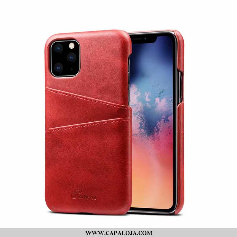 Capas iPhone 11 Pro Max Super Telemóvel Masculino Marrom Castanho, Capa iPhone 11 Pro Max Fosco Bara