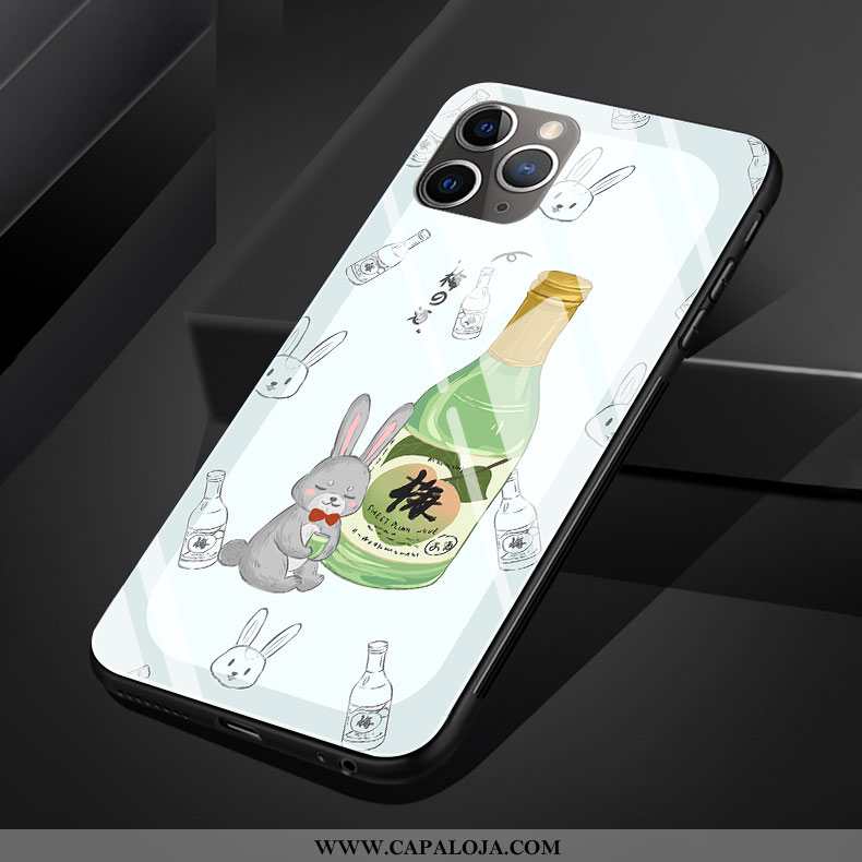 Capas iPhone 11 Pro Max Vidro Casal Macaco Rosa, Capa iPhone 11 Pro Max Desenho Animado Venda